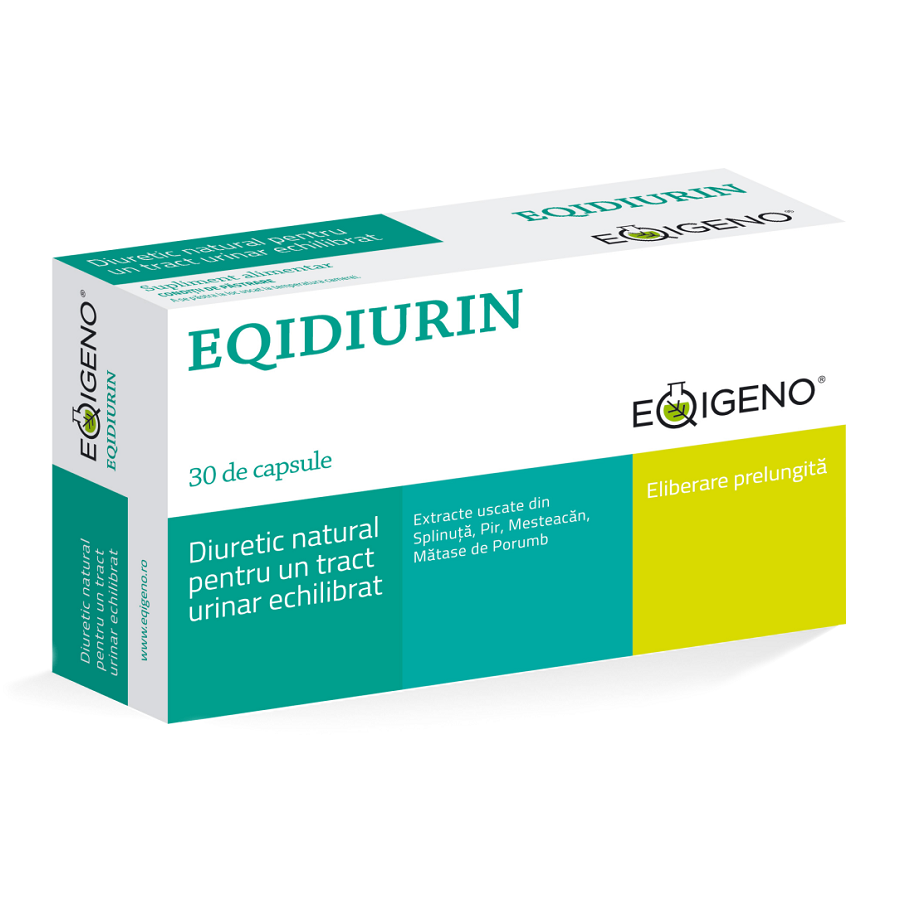 Diuretic natural Eqidiurin, 30 capsule, Eqigeno