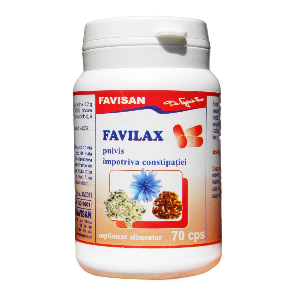 Favilax, 70 capsule, Favisan