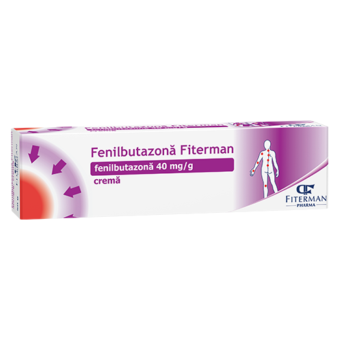 Fenilbutazona crema, 40 mg/g, 35 g, Fiterman