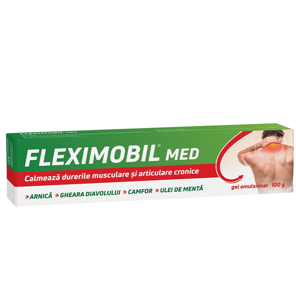 Pachet Fleximobil MED gel emulsionat (2 la preț de 1), 100 g, Fiterman Pharma