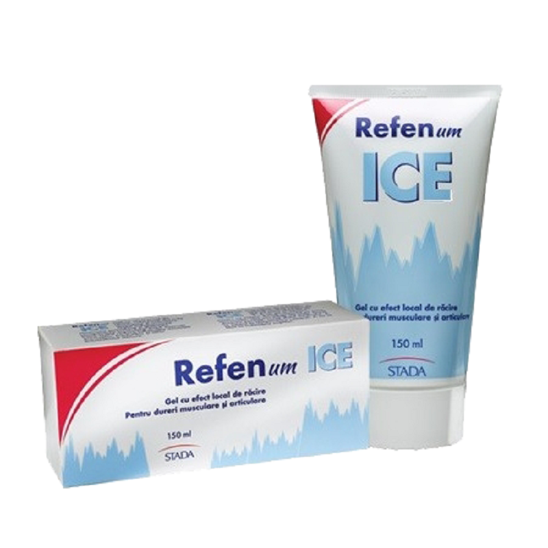 Gel cu efect de răcire Refenum Ice, ml, Stada : Farmacia Tei