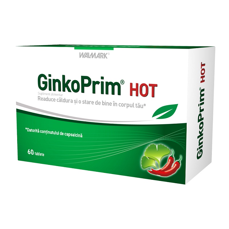 GinkoPrim Hot, 60 tablete, Walmark