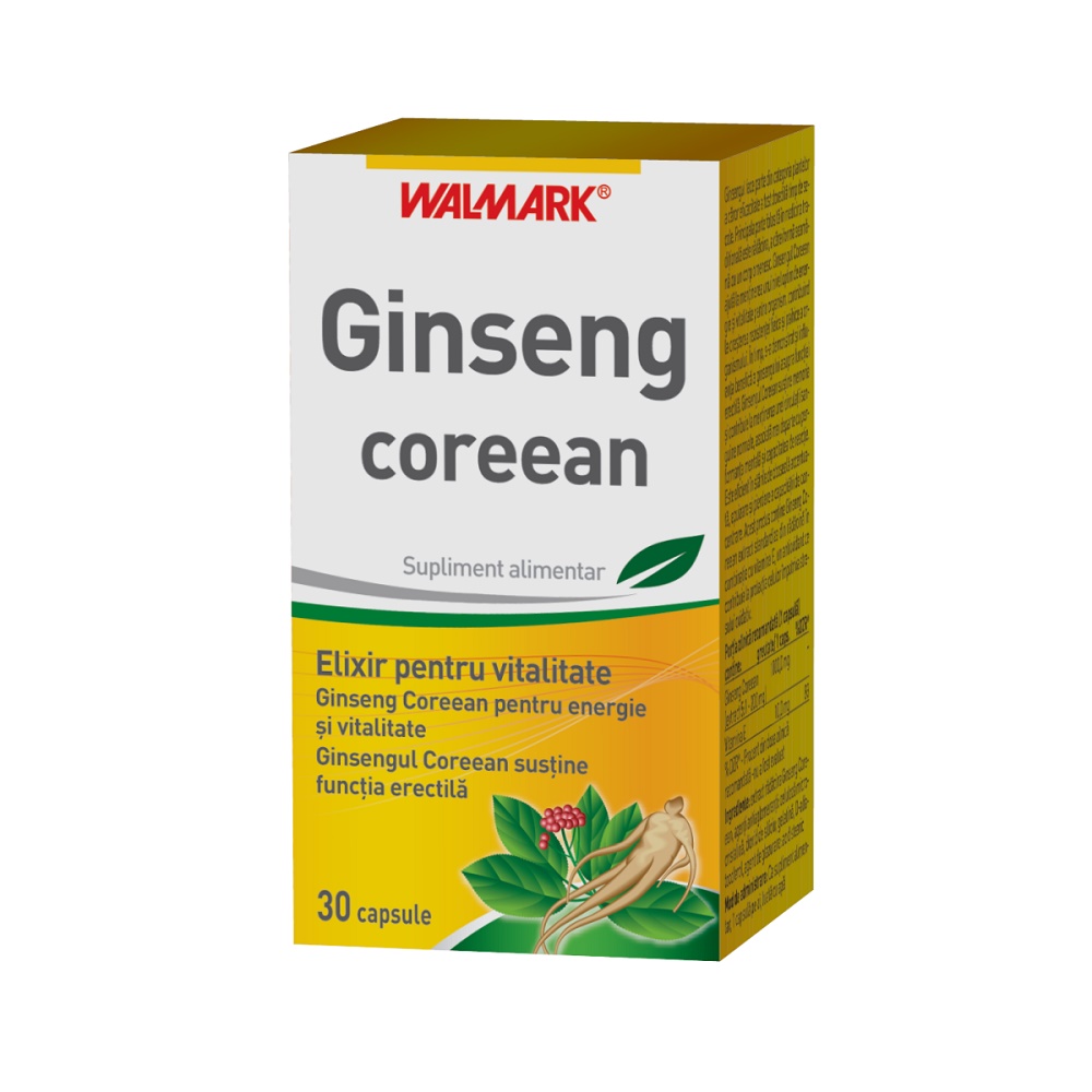Ginseng Coreean, 30 capsule, Walmark