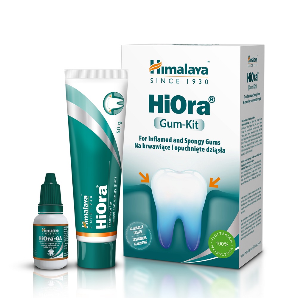 Kit pentru gingii inflamate HiOra Gum, Himalaya 