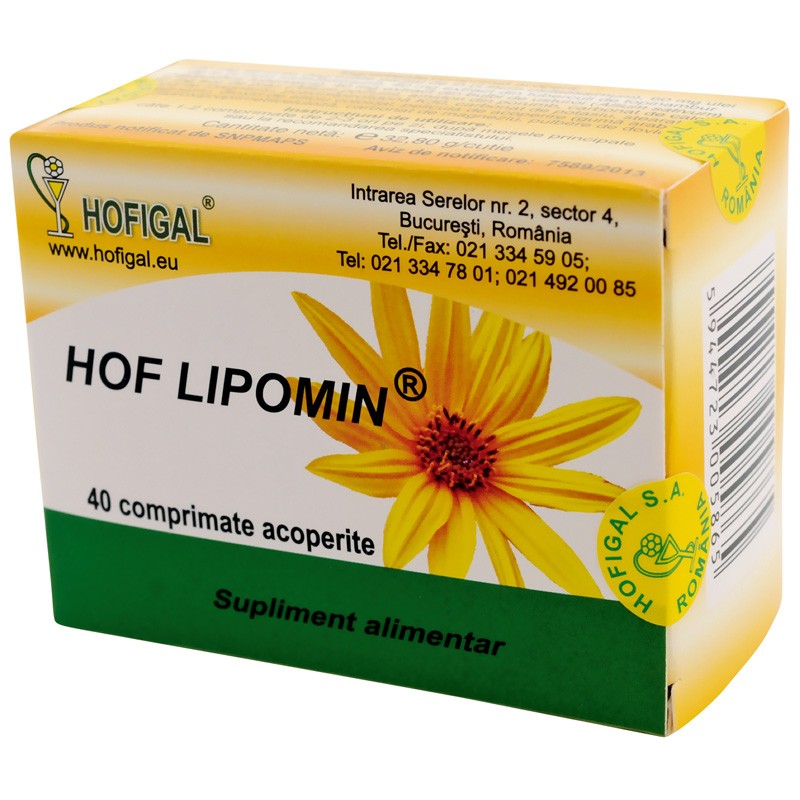 Hofisil - Hofigal, 60 comprimate (Arderea grasimilor) - sipca-metalica-gard.ro