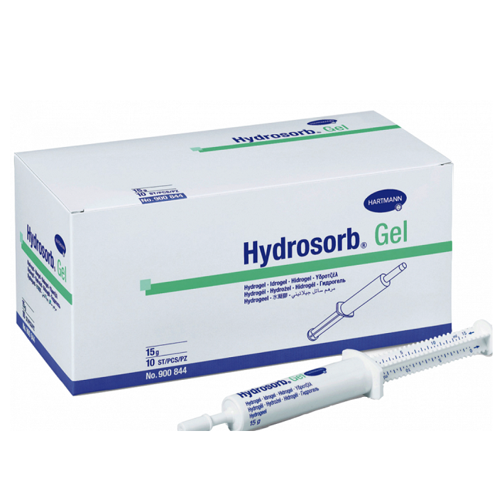 Hydrosorb gel in seringa 15 ml, 10 seringi (900844), Hartmann