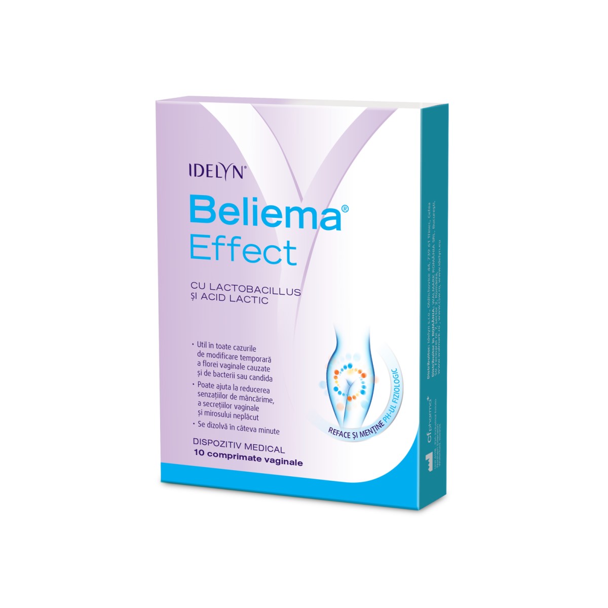 Idelyn Beliema Effect, 10 comprimate vaginale, Walmark