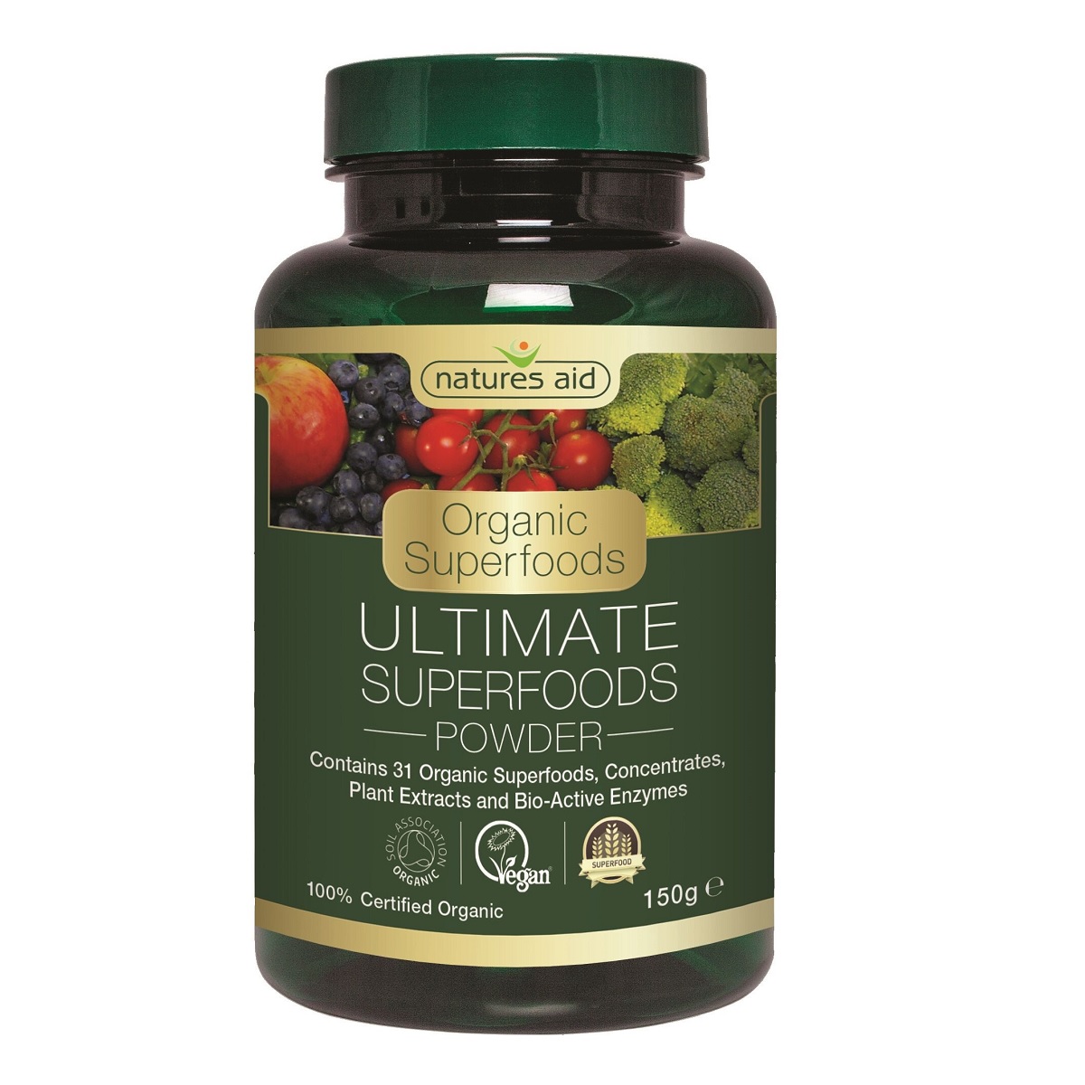 Pudra Ultimate Superfoods, 150 g, Natures Aid