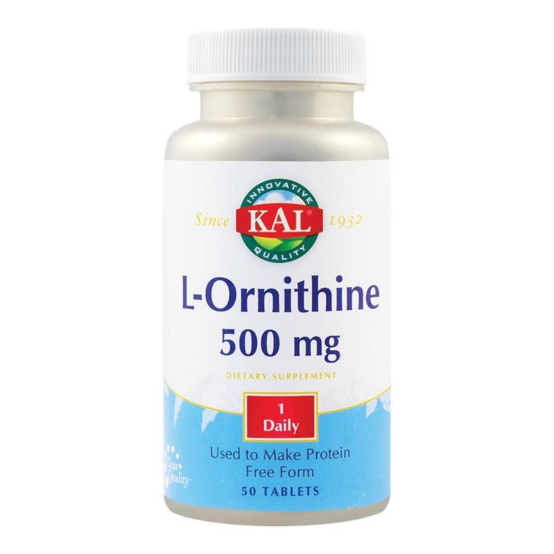 L-Ornithine 500mg Kal, 50 tablete, Secom
