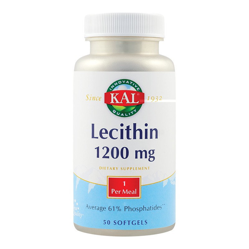 Lecithin 1200mg Kal, 50 comprimate, Secom