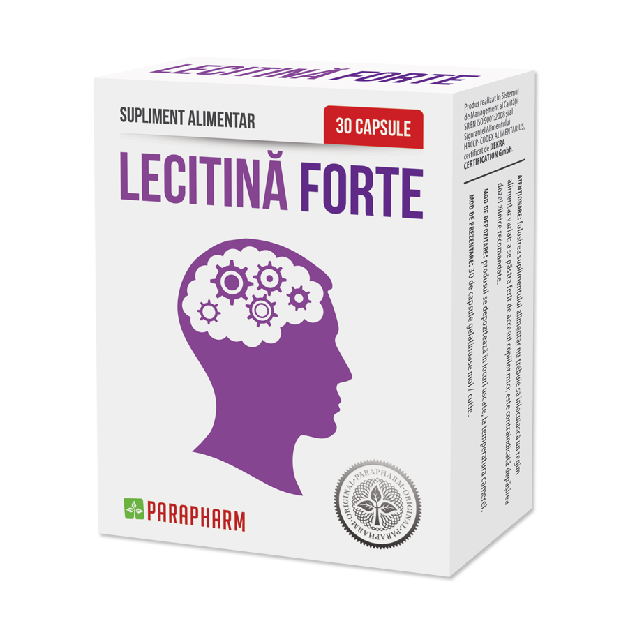 Lecitina Forte, 30 capsule, Parapharm