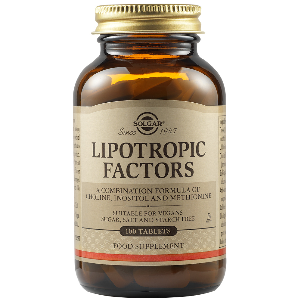 Factori lipotropici, 50 tablete, Solgar