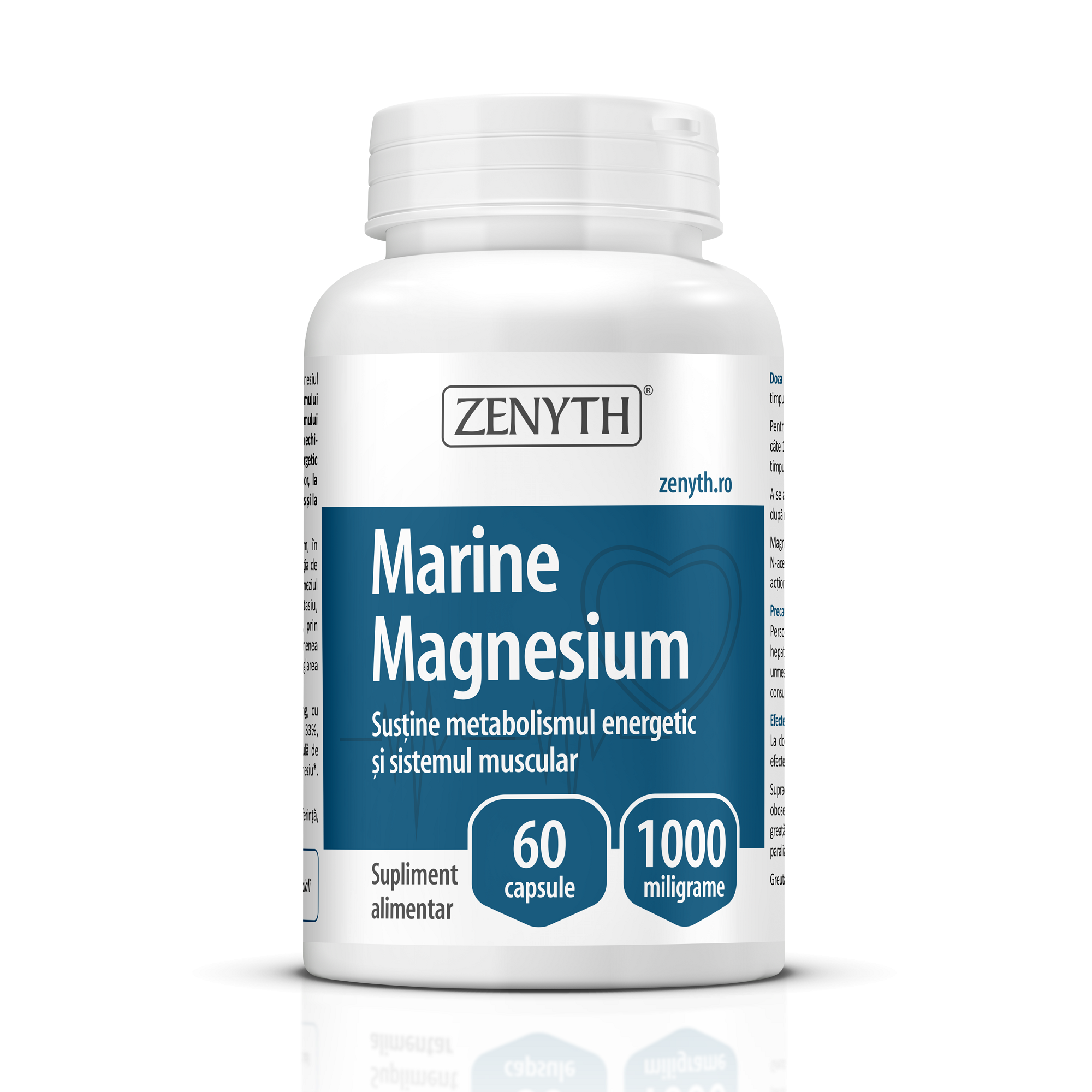Magneziu Marin 1000 Mg, 60 capsule, Zenyth