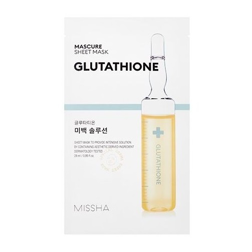 Masca pentru albire cu Glutathione, 28 ml, Missha