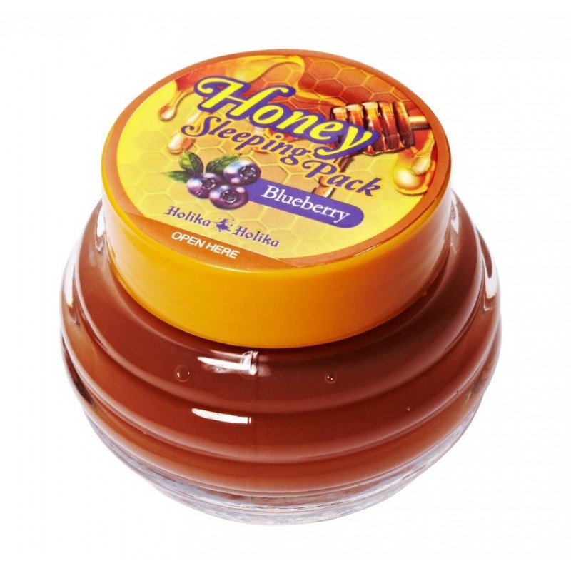 Masca de noapte cu miere si afine, 90 ml, Holika Holika