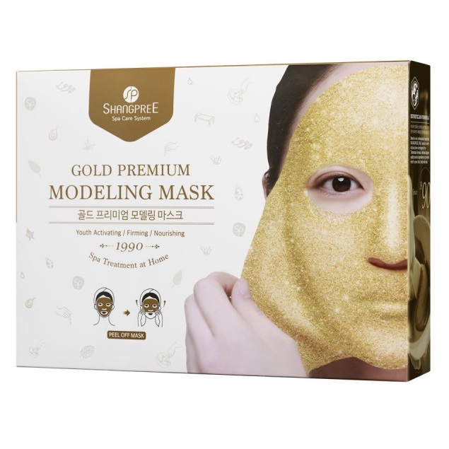 Masca modelatoare Gold Premium, 5 bucati, Shangpree