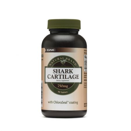 Cartilaj de rechin 750 mg Natural Brand, 90 tablete, GNC