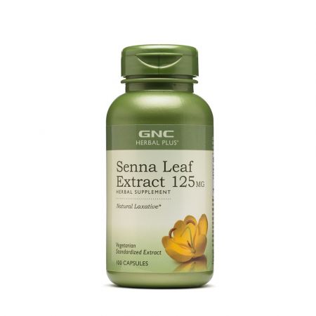 Senna leaf extract 125 mg (195612), 100 capsule - GNC