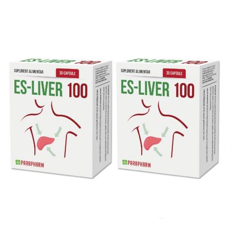 Es-Liver 100, 30 capsule + 30 capsule, 1+1, Parapharm