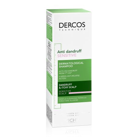 Sampon anti-matreata pentru scalp sensibil Dercos Sensitive, 200 ml, Vichy