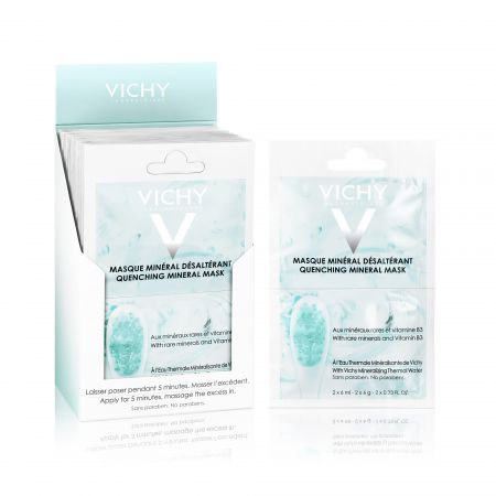 Masca de fata minerala cu efect calmant, 2 x 6 ml, Vichy