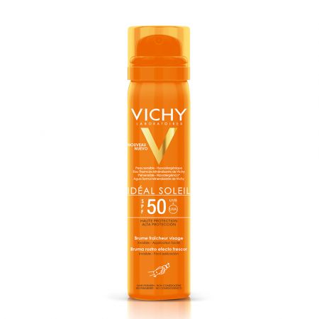 Spray protector invizibil cu SPF 50 Ideal Soleil, 75 ml, Vichy