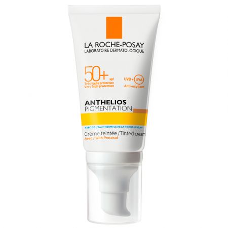 Crema colorata de protectie solara anti-pete pigmentare SPF 50+ Anthelios, 50 ml, La Roche-Posay