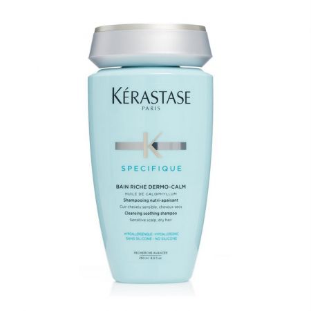 Sampon pentru scalp sensibil si par uscat Specifique Bain Riche Dermo-Calm, 250 ml, Kerastase