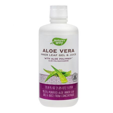 Aloe Vera Gel Juice Natures Way, 1000 ml - Secom