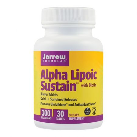 Alpha Lipolic Sustain 300mg Jarrow Formulas, 30 tablete, Secom