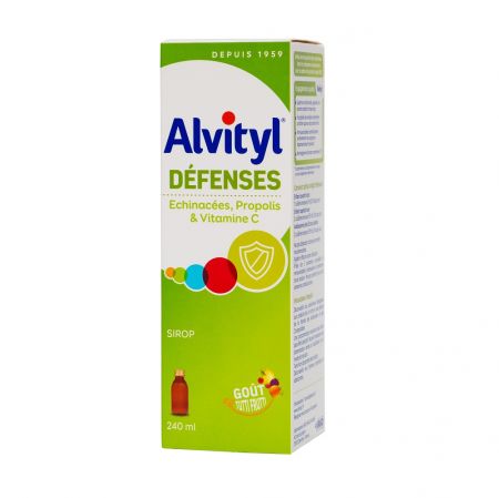 Alvityl Defences + vitamina D sirop fara zahar, 240 ml, Urgo