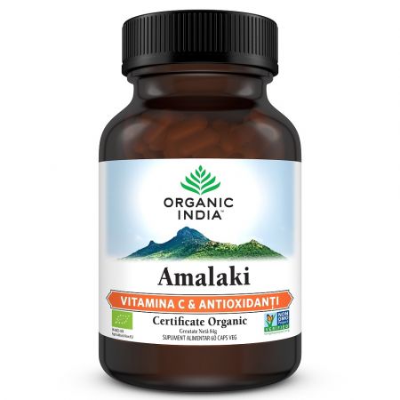 Amalaki Vitamina C si Antioxidanti Naturali, Bio, 60 capsule, Organic India