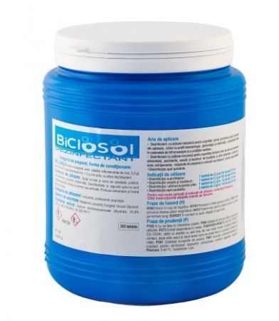 Biclosol dezinfectant profesional clorigen, 300 tablete, Borero