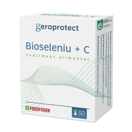 Bioseleniu + Vitamina C, 30 capsule, Parapharm