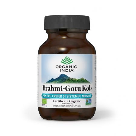 Brahmi Gotu Kola, Bio, 60 capsule, Organic India