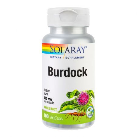 Burdock (Brusture) 425 mg Solaray, 100 capsule - Secom