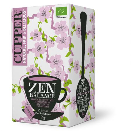 Ceai bio Zen Balance, 20 plicuri, Cupper