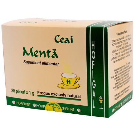 Ceai de Menta, 25 plicuri - Hofigal