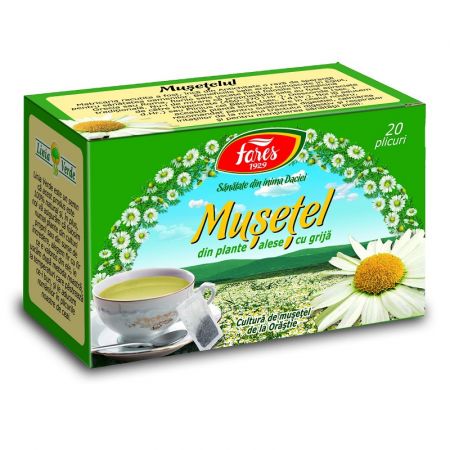 Ceai de Musetel D74, 20 plicuri - Fares