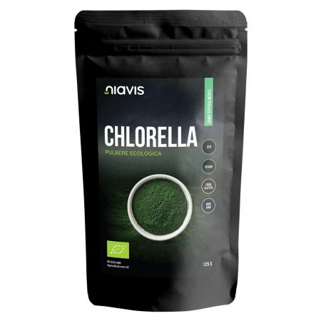 Chlorella pulbere ecologica, 125 g, Niavis