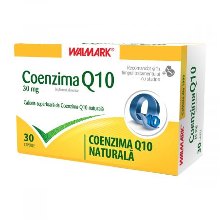 Supliment alimentar Coenzima Q10 30mg, 30 capsule, Walmark