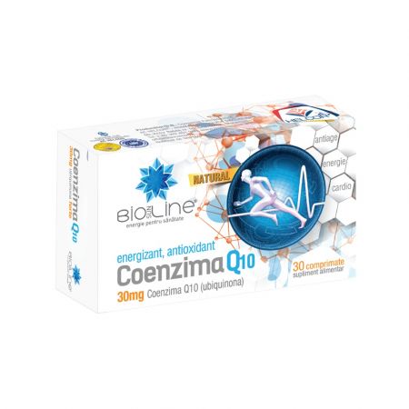 Coenzima Q10 BioSunLine, 30 mg, 30 comprimate - Helcor