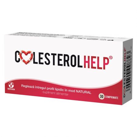 ColesterolHelp, 30 comprimate, Biofarm