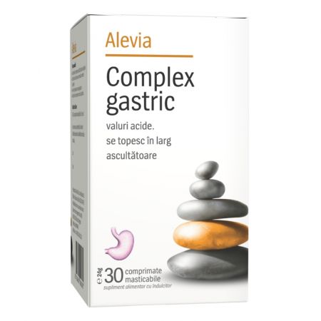 Complex gastric, 30 comprimate masticabile, Alevia