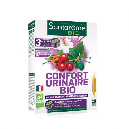Confort Urinaire Bio, 20 x 10 ml, Santarome