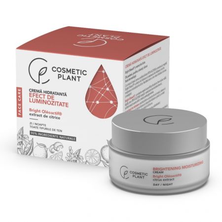 Crema hidratanta de luminozitate Face Care, 50 ml, Cosmetic Plant