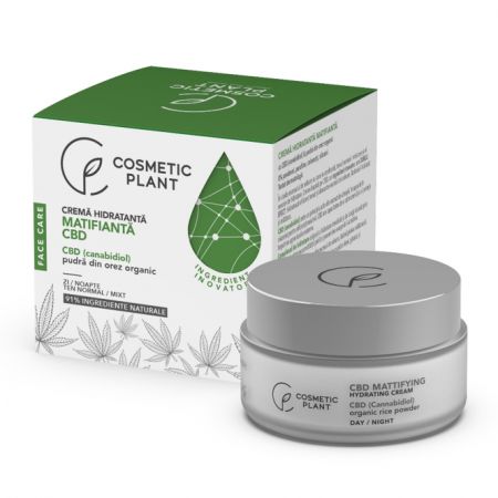 Crema hidratanta matifianta Face Care, 50 ml, Cosmetic Plant