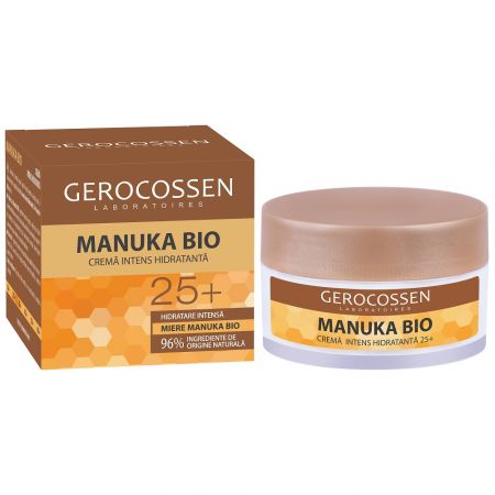 Crema intens hidratanta cu miere Manuka Bio 25+, 50 ml - Gerocossen