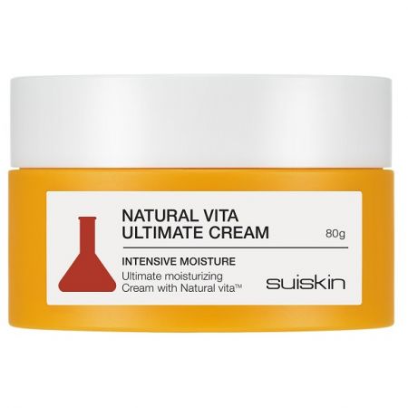 Crema intens hidratanta pentru ten uscat Natural Vita, 80 g, Suiskin