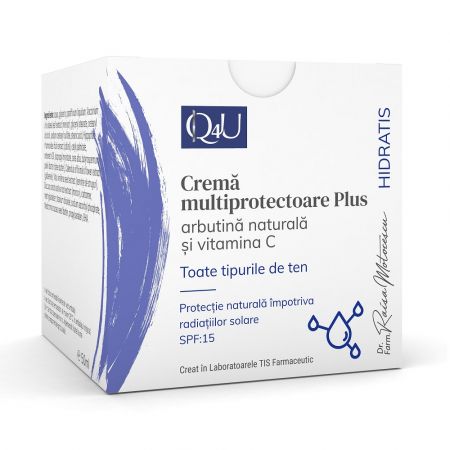 Crema multiprotectoare Plus Hidratis Q4U, 50 ml - Tis Farmaceutic